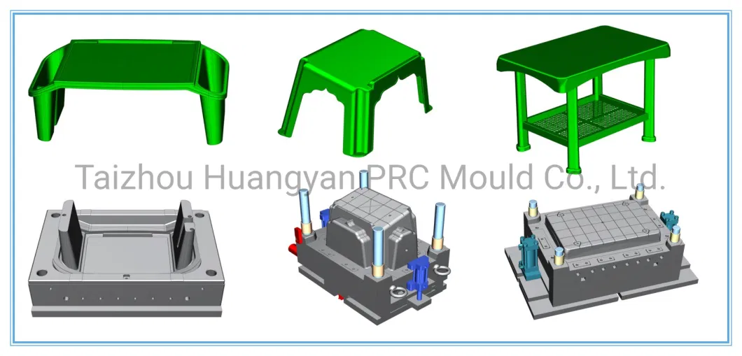 New Design Two Layer Student Iml Plastic Coffee Table Injection Mould P20 Good Price Quality