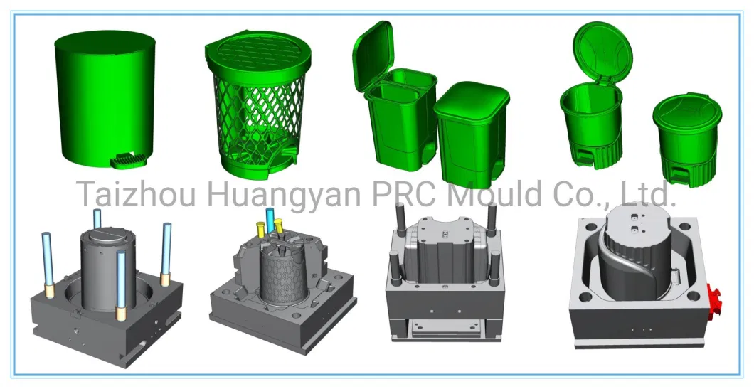 Plastic Injection 60L 100L 120L 240L Large Outdoor Bin Trash Can Dustbin Garbage Container Ready Second Hand Used Mould