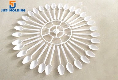 Customized 32 Cavities Cutlery Mold Spoon Mould in Circle Structure
