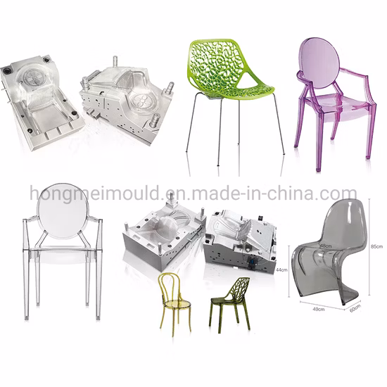 Household Plastic Mould Factory Best Selling Chair Mould PC Transparent Chair Injection Mould