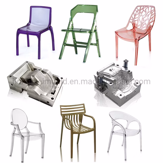 Household Plastic Mould Factory Best Selling Chair Mould PC Transparent Chair Injection Mould