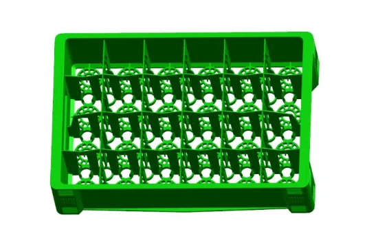 Plastic Injection Crate Storage Fresh Lunch Logistics Folding Vegetable Fruit Meat Turnover Pepsi Transport Iml Jewelry Container Box Household Basket Mould