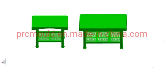 Plastic Injection Furniture Household Big Small Iml New Design Square Round Leg Strong Table Template Mould