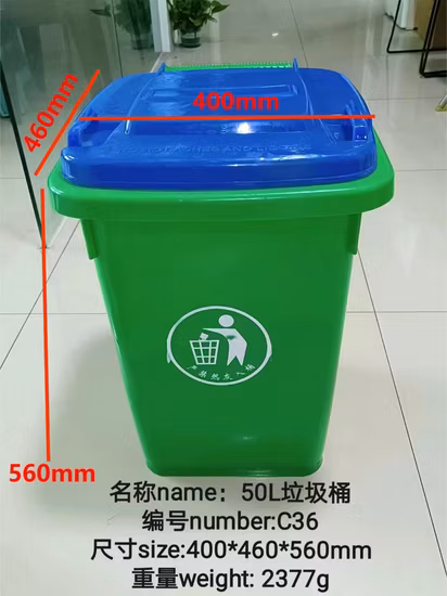 Plastic Injection 60L 100L 120L 240L Large Outdoor Bin Trash Can Dustbin Garbage Container Ready Second Hand Used Mould
